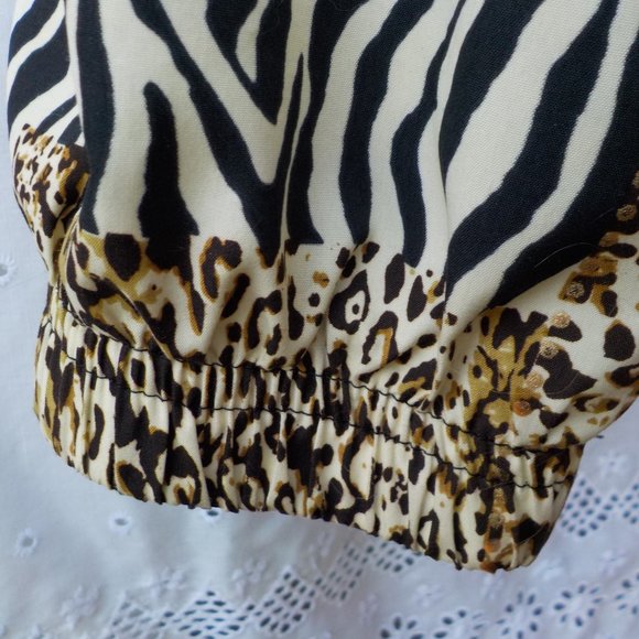 EUC Lightweight Koret Sport Front Zip Animal Print Jacket XL - Picture 10 of 14